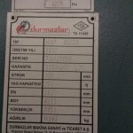 İkinci El Durmazlar HAP30200 Hidrolik Abkant