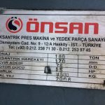 İkinci El 180 Ton Kalıpçı Freze